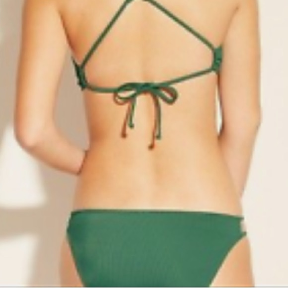 Target Olive Ribbed Full Coverage Bikini Bottom - Picture 2 of 2